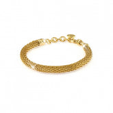 Bracciale Donna Maglia Rete Stretta Intrecciata 458654