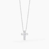 Collana DIVINA croce pavé 553015