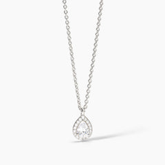 Collana goccia pavé 553662