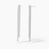 Orecchini in argento con cascata di zirconi SAN LORENZO