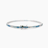 Bracciale tennis con zirconi multicolor blu TENNIS CLUB