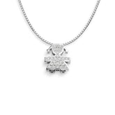 Collana bimba pavè