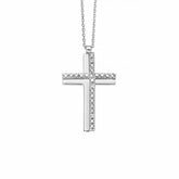 Collana Croce con Diamanti Miluna Gioielli CLD4493