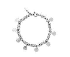 Bracciale in Argento Donna Charms Monetine Mignon