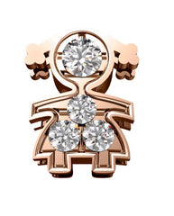 Bimba in oro rosa e diamanti DCHF9210.001