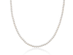 +Collana di perle Oriente con chiusura in oro bianco 40 cm