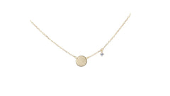 Collana Donna Essence Girocollo DIsco e Punto Luce