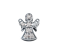 Angelo in oro bianco e diamanti DCHF3407.002