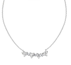 Collana Quadricuore Magnetico Bianco