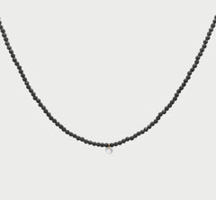 Girocollo filo di pepite zirconi Milky