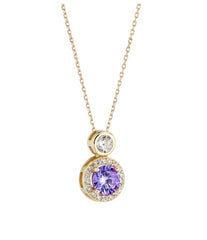 Collana Punto Luce Lilla - Glam