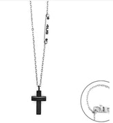 Collana croce brunita 4ucl8062