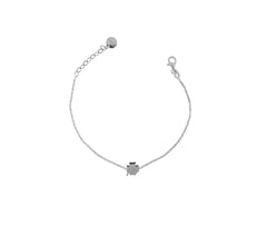 Bracciale Donna Argento 925 Soggetto Centrale Bombato Quadrifoglio