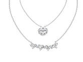 Collana Quadricuore Magnetico Bianco