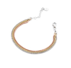 Bracciale Tre Ori Tubolare - Petite Boules
