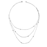 GIROCOLLO 3 FILI ALTERNATI PERLE E CASTONI - GALACTICA ICE