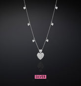 COLLANA CUORI SILVER