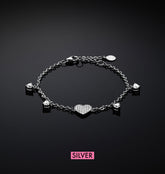 BRACCIALE CUORI SILVER