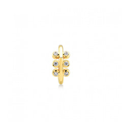 Cappuccino, Orecchino in Argento 925