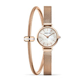 Set orologio da polso e bracciale - Quarzo - Classico