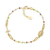 Bracciale Rosario Cristalli Multicolor