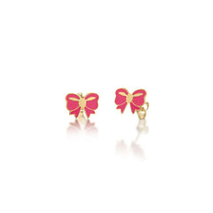 ORECCHINI TOYS CON FIOCCO IN ORO GIALLO