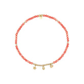 CAVIGLIERA ELASTICA ARANCIONE - ANKLETS MANIA