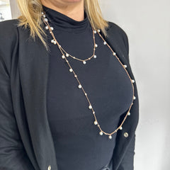 Laccio Con Perle Cameo Italiano - Argento