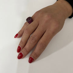 Anello Chevalier - Rosso