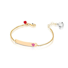BRACCIALE BIMBA CON TARGHETTA IN ORO SKU: NKT272