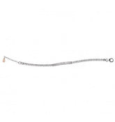 Bracciale Barretta tennis bianco