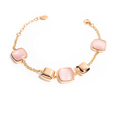 Bracciale Madi Collezione Laguna con Quarzi Rosa Cod. 3877200