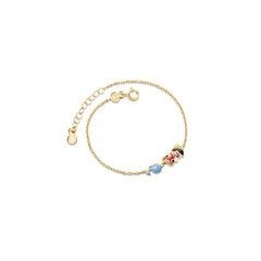 BRACCIALE FIABE ISPIRATO A PINOCCHIO IN ORO GIALLO