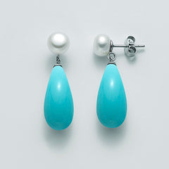 Miluna Orecchini collezione Terra e Mare PER2188 Turchese