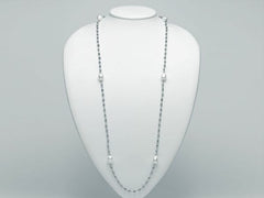 Collana Miluna perle e ematite PCL5662