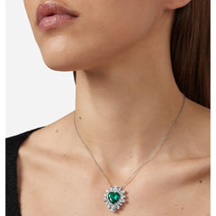 COLLANA PENDENTE CUORE EMERALD