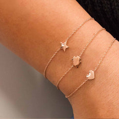 BRACCIALETTO SOGGETTO CENTRALE BOMBATO - CUORE