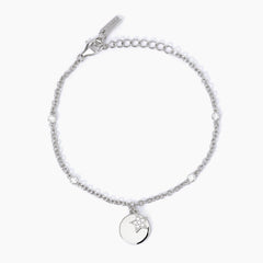 Bracciale ciondolo cerchio argento SOLO TUO 533640