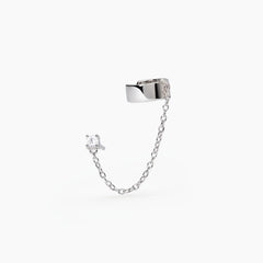 Ear cuff con orecchino a lobo SPIRITO VIVACE