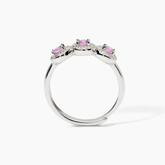 Anello in argento con tormaline sintetiche MILANESIENNE