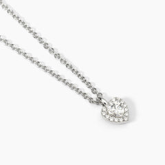 Girocollo in argento con ciondolo a forma di cuore LOVE AFFAIR