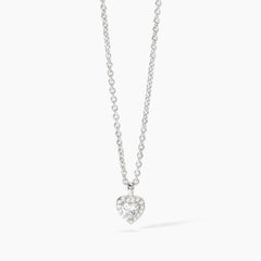 Girocollo in argento con ciondolo a forma di cuore LOVE AFFAIR