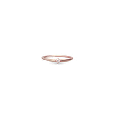 Anello Filodamore prezioso large in Oro Rosa 9kt