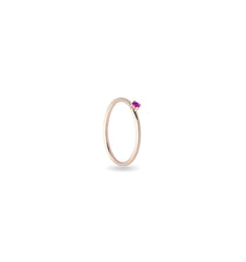 Anello Filodamore prezioso large in Oro Rosa 9kt