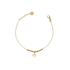 Bracciale soggetto stella argento bianco rondelle