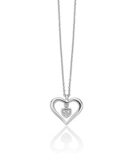 Collana Cuore con diamante