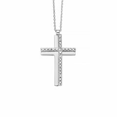 Collana Croce con Diamanti Miluna Gioielli CLD4493