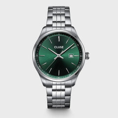 Anthéor Watch Steel Green, Silver Colour