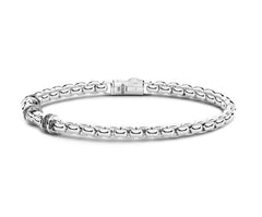 Bracciale solo maglia Zancan in argento.