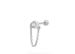 Helix Rue Des Mille argento 925 oro con zircone e catenella